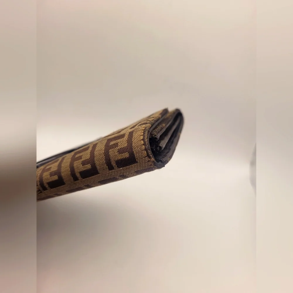 Fendi Brown Zucchino Wallet